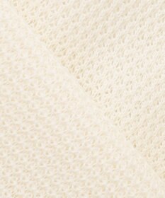 UNFILO L リネンリンクスメッシュ　カーディガン