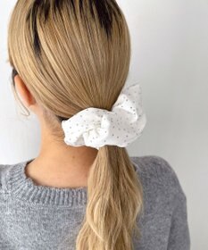 WEGO Lラメドットシュシュ