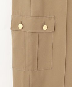 GRACE CONTINENTAL バックサテンカーゴパンツ