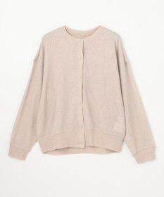 ANY シアーワッフルカーディガン