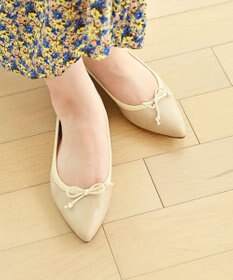 nouvelleRobe Oū 新色追加【本革・高反発】Pointed ポインテッドトゥ バレエシューズ