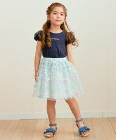 ANY KIDS 袖 チュール Ｔシャツ