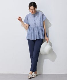 ANY L 【新色追加/洗濯機可/UVカット/ウエストゴム/ストレッチ】7daysデイリーパンツ