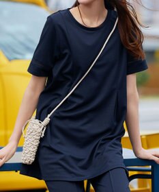 Tiaclasse マクラメショルダーバッグ