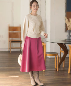 組曲 【手洗い可】ELENAスパンコールドルマン ニット