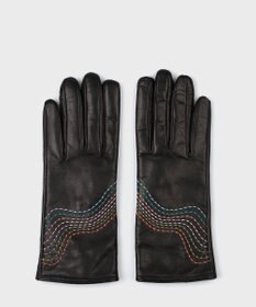 Paul Smith スワール ステッチ レザーグローブ