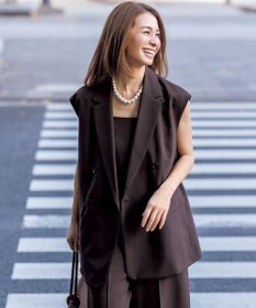 UNFILO TENNEN TOUCH テーラードジレ