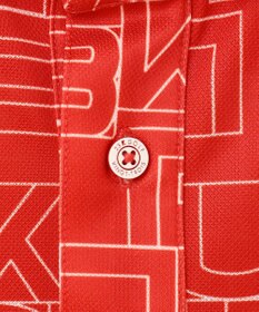 23区GOLF 盛夏対応のマルチ機能【接触冷感・UVケア・吸水速乾】【MEN】総ロゴ カノコシャツ