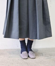 muuc トリプルクロス タックフレアスカート｜軽くてふっくらした三重織り生地・セットアップ可能