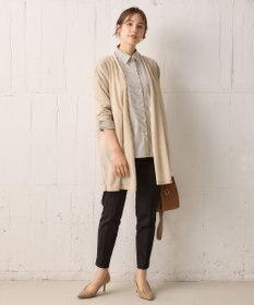 組曲 L 【WEB限定】ストレッチテーパード パンツ