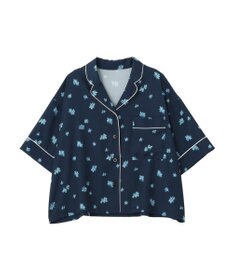 CRAFT STANDARD BOUTIQUE ボタニカルプリントオープンカラーシャツ