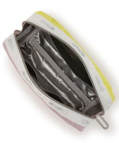 LeSportsac ESSENTIAL COSMETIC/シルバーピンク/ライムライトC
