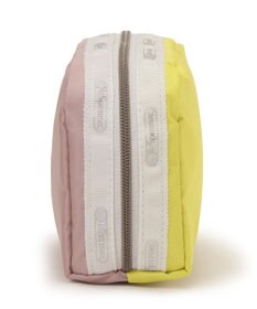 LeSportsac ESSENTIAL COSMETIC/シルバーピンク/ライムライトC