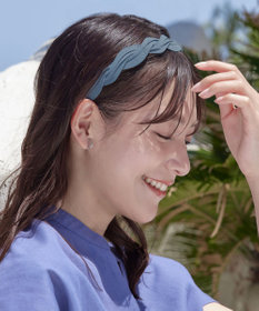 Tiaclasse ツイストデザインブレイドカチューシャ