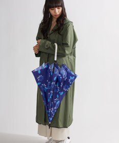 MOONBAT 【超撥水】フロータス (FLO(A)TUS) 長傘 ストライプフラワー 耐風