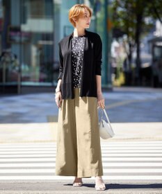 ICB 【WEB限定カラーあり・洗える】 プリントコンビ カットソー