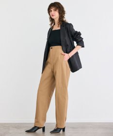 BEIGE， 【洗える】SENNA / インナーカップ付きリブニットキャミソール