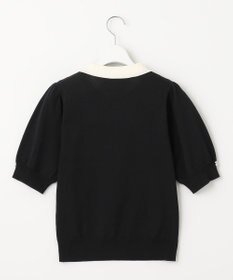 Feroux 【洗える】バイカラー襟 ニット