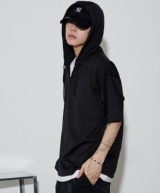 WEGO 【ユニセックス着用ITEM】フェイクレイヤードTパーカー