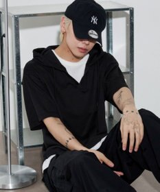 WEGO 【ユニセックス着用ITEM】フェイクレイヤードTパーカー