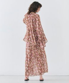 BEIGE， 【洗える】BORONIA / フラワーシフォンロングスカート