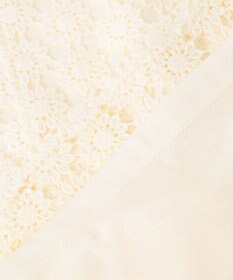 組曲 S 【WEB限定】フラワーレース袖フレア ブラウス