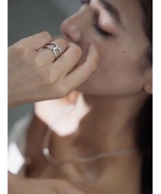 yoaa シルバー925　カーブリング