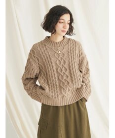 CRAFT STANDARD BOUTIQUE ケーブルニットドッキングスウェット