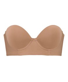 BRADELIS New York 【BRADELIS FIT】モールドストラップレスブラ ズレにくい 補正 ブラジャー  響きにくいカップ