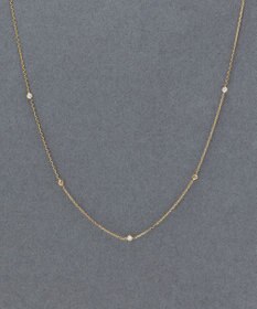 Phoebe 【金属アレルギー対応】ステーションビジューチョーカー/サージカルステンレス/38cm～43cm