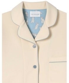 une nana cool 【綿混】ハイゲージダブルエアー 長袖開襟パジャマ MADE WITH LIBERTY FABRIC