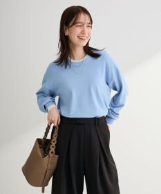 Green Parks アンチピリングレイヤード風ニットプルオーバー