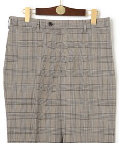 J.PRESS MEN 【J.PRESS BASIC】ペピンメリノコンフォート ストレッチブラウン グレナカートチェック スラックス