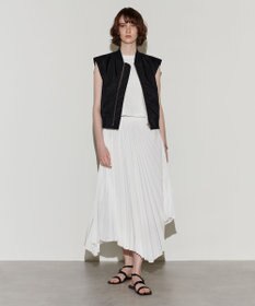 NAVE 【Nave　洗える】プリーツサテン スカート