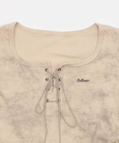 WEGO ブローチ付きレースアップT