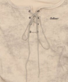 WEGO ブローチ付きレースアップT