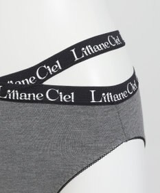 WEGO 【ブラトップ＆ショーツセット】Liliane　Ciel　ロゴテープ