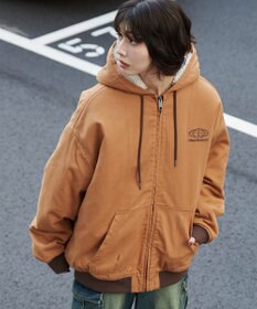 WEGO 【ユニセックス着用ITEM】ワーカーズボアフードブルゾン