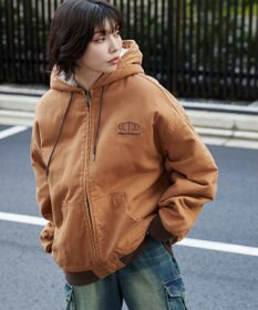 WEGO 【ユニセックス着用ITEM】ワーカーズボアフードブルゾン