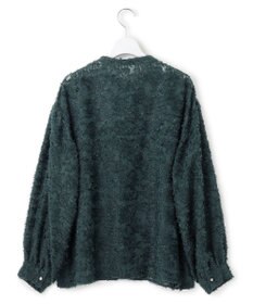 23区 L 【洗える】シアーカットジャカード ブラウス