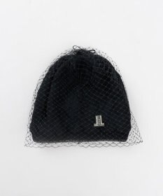 AURORA 【 LANVIN COLLECTION（ランバン コレクション） 】ベール付きリバーシブルニットワッチ