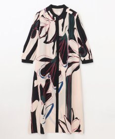 GRACE CONTINENTAL キカラインフラワーワンピース