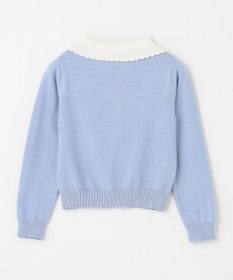 組曲 KIDS 【150-160㎝】リボンカラー カーディガン