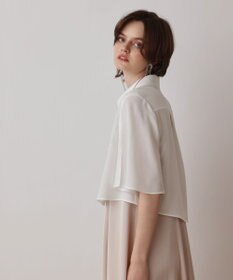 GRACE CONTINENTAL フレアスリーブシャツ