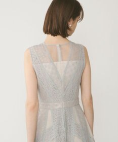 GRACE CONTINENTAL レースパッチワークドレス