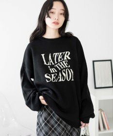 WEGO ウェーブロゴジャガードニットプルオーバー