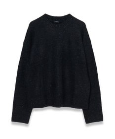 JOSEPH 【洗える】アルパカツイード　ラウンドネックニット