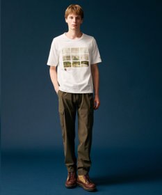 JOSEPH ABBOUD MOUNTAIN 【秋カラー/JAPANファブリック/吸水速乾】プレーティング天竺  アウトドアフォト Tシャツ