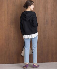 組曲 L ロゴ刺繍入り裏毛パーカー