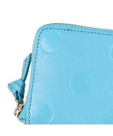 UNBILLION ペルケ perche / ドット型押しパームフィットストラップウォレット